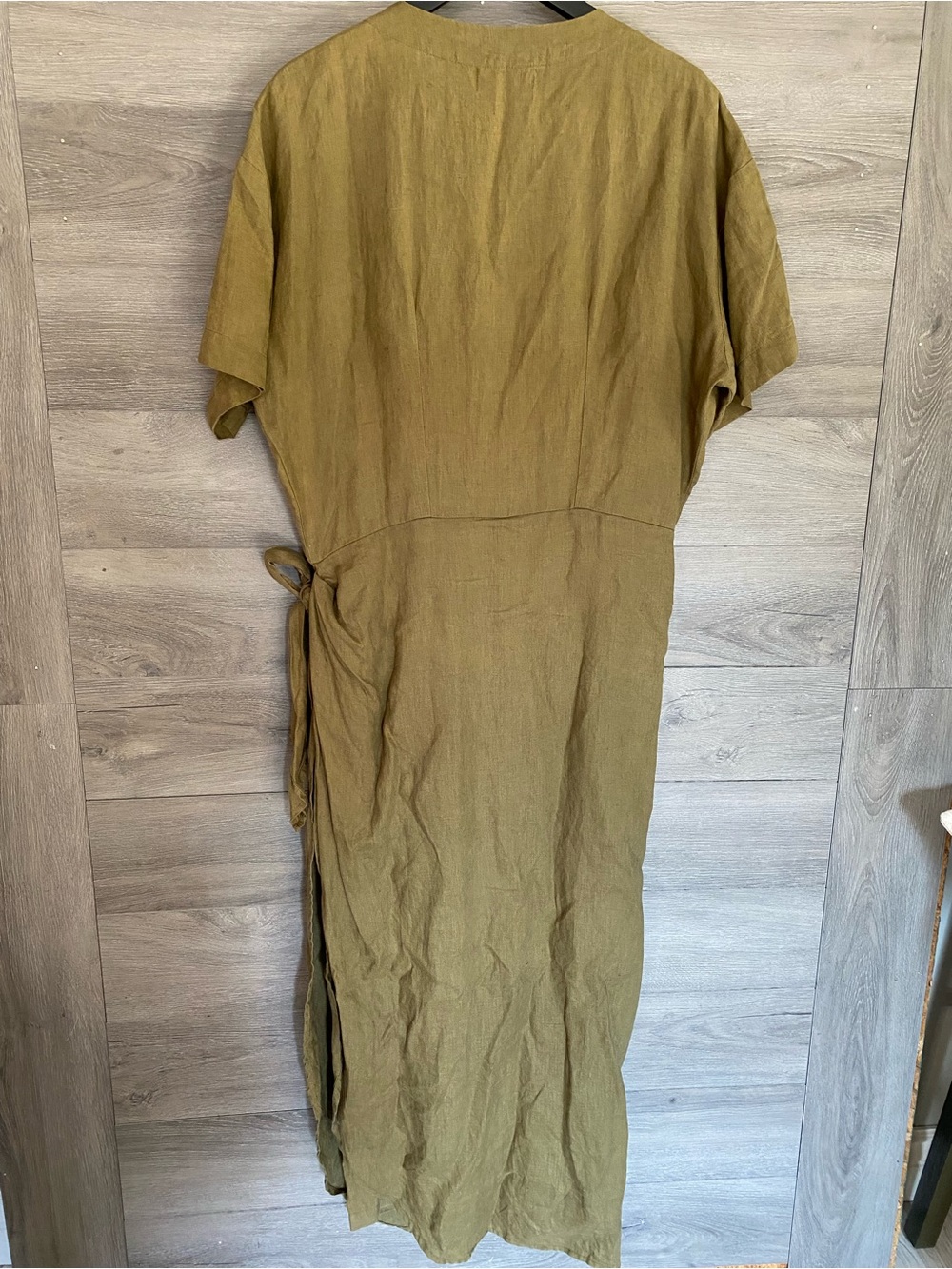 Myrah Penaloza Temple Wrap Playsuit Linen - Picture 6 of 9